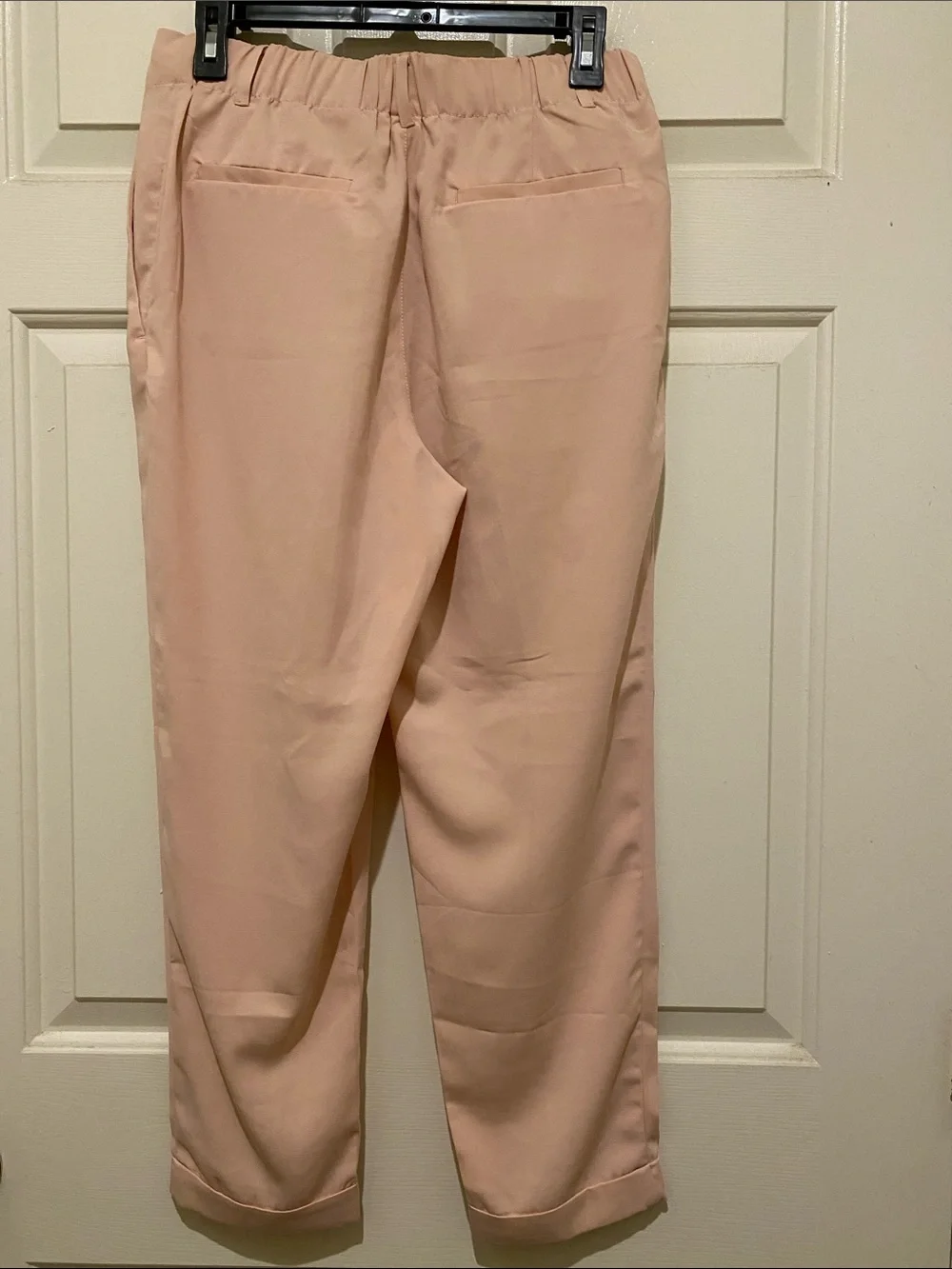 H&M Soft Blush High-Waist Trousers - Picture 2 of 3